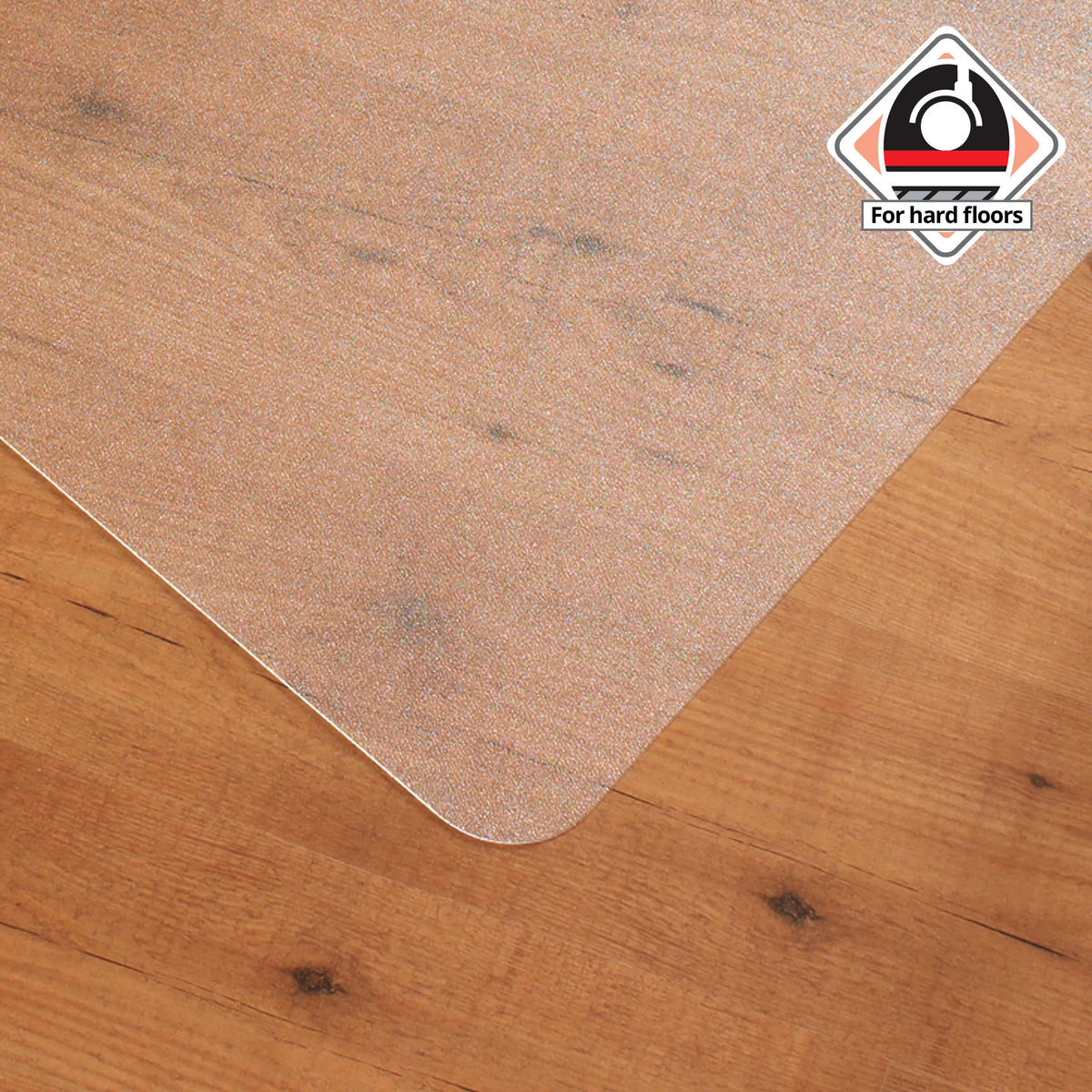 Tapis de sol transparent en polycarbonate ULTIMAT II pour sols durs de Floortex