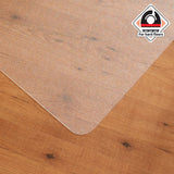 Tapis de sol transparent en polycarbonate ULTIMAT II pour sols durs de Floortex