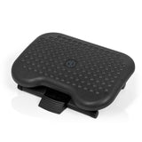 Repose-pieds PIEDINO DOT gris anthracite avec structure à bosses et inclinaison réglable de hjh OFFICE – vue à 360° (vue de profil 94°)