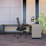 Siège de bureau de qualité professionnelle ASPEN noir avec dossier en maille à un bureau de hjh OFFICE