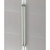 Poignée en métal chromé gris argenté du meuble SIGNA G 7100G de hjh OFFICE PRO
