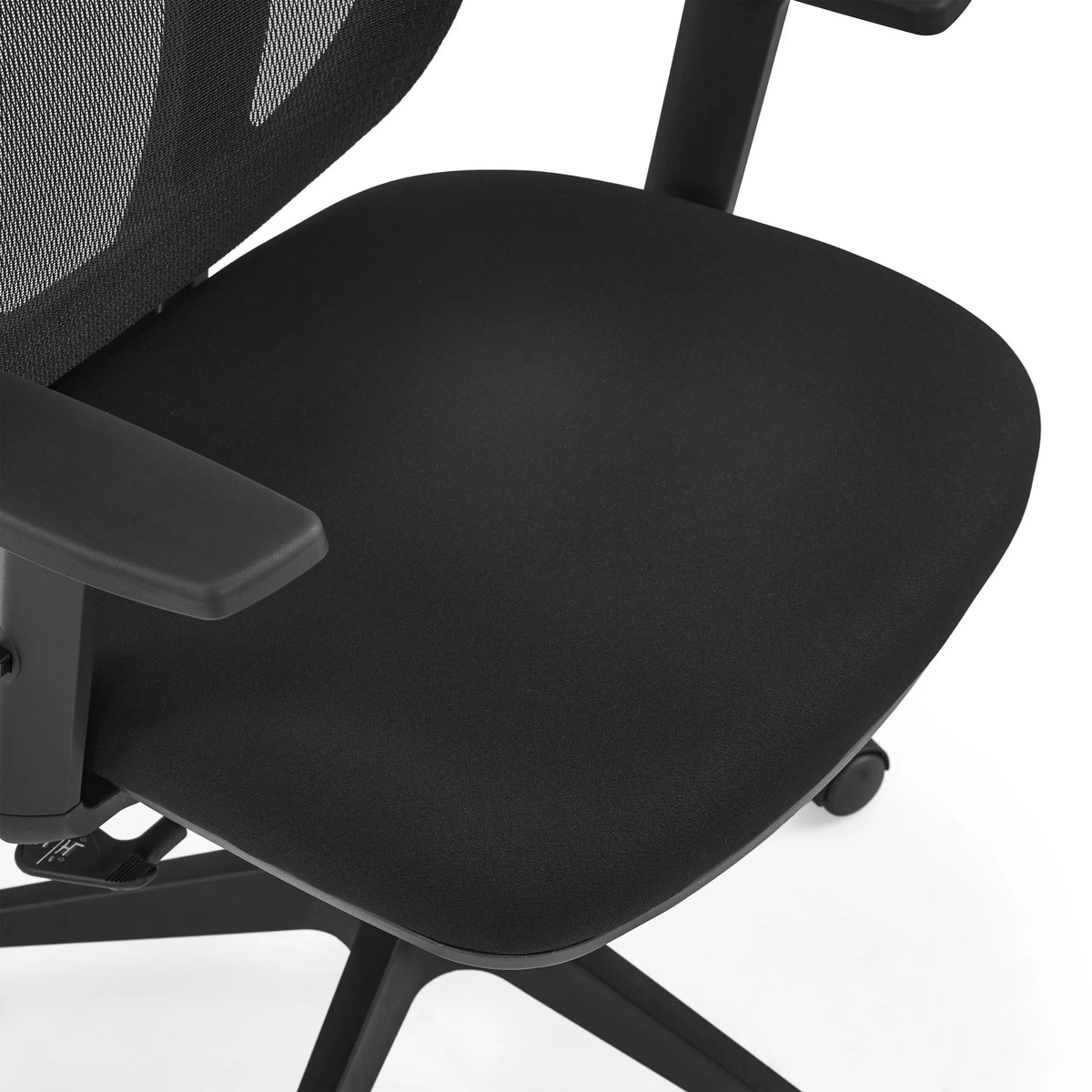Assise et accoudoir noirs du siège de bureau de qualité professionnelle Filaro de hjh OFFICE