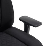 Accoudoir noir du siège pivotant XXL Pullmann Gen2 avec revêtement en tissu de hjh OFFICE