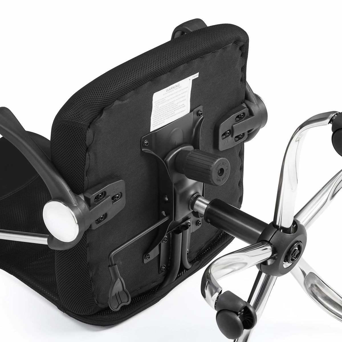 Dessous de l'assise avec mécanisme et vérin à gaz du siège de direction pour bureau à domicile PURE NET en noir de hjh OFFICE