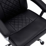 Assise et dossier matelassés noirs du Siège de bureau à domicile Relax Prestio de MyBuero