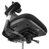 Dessous de l'assise avec leviers de réglage du Siège de bureau haut de gamme VENUS BASE de hjh OFFICE