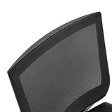 Dossier en maille noire du siège de bureau de qualité professionnelle PORTO PRO de hjh OFFICE