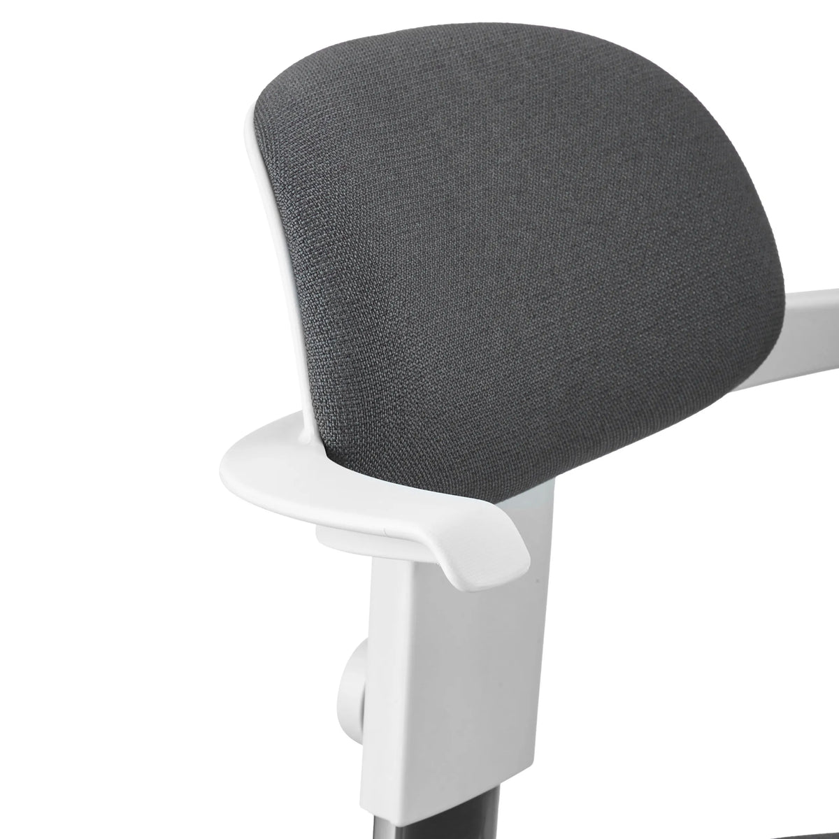 Dossier gris foncé avec cadre blanc de la Chaise de travail TOP WORK 40 W de hjh OFFICE