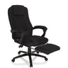 Siège de direction pour bureau à domicile RELAX CL190 noir avec repose-pieds intégré et accoudoirs de MyBuero