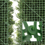 Grille en plastique vert avec élément de connexion du tapis végétal LEAFLUXE 2 de hjh LIVING