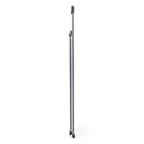 Vue latérale de l'Échelle pliante SOLID V en aluminium de hjh OFFICE