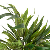Feuilles vertes de la Plante artificielle MANGO de hjh OFFICE