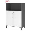 FlexWall | 3 HC | Portes + corps | avec bâti de socle 