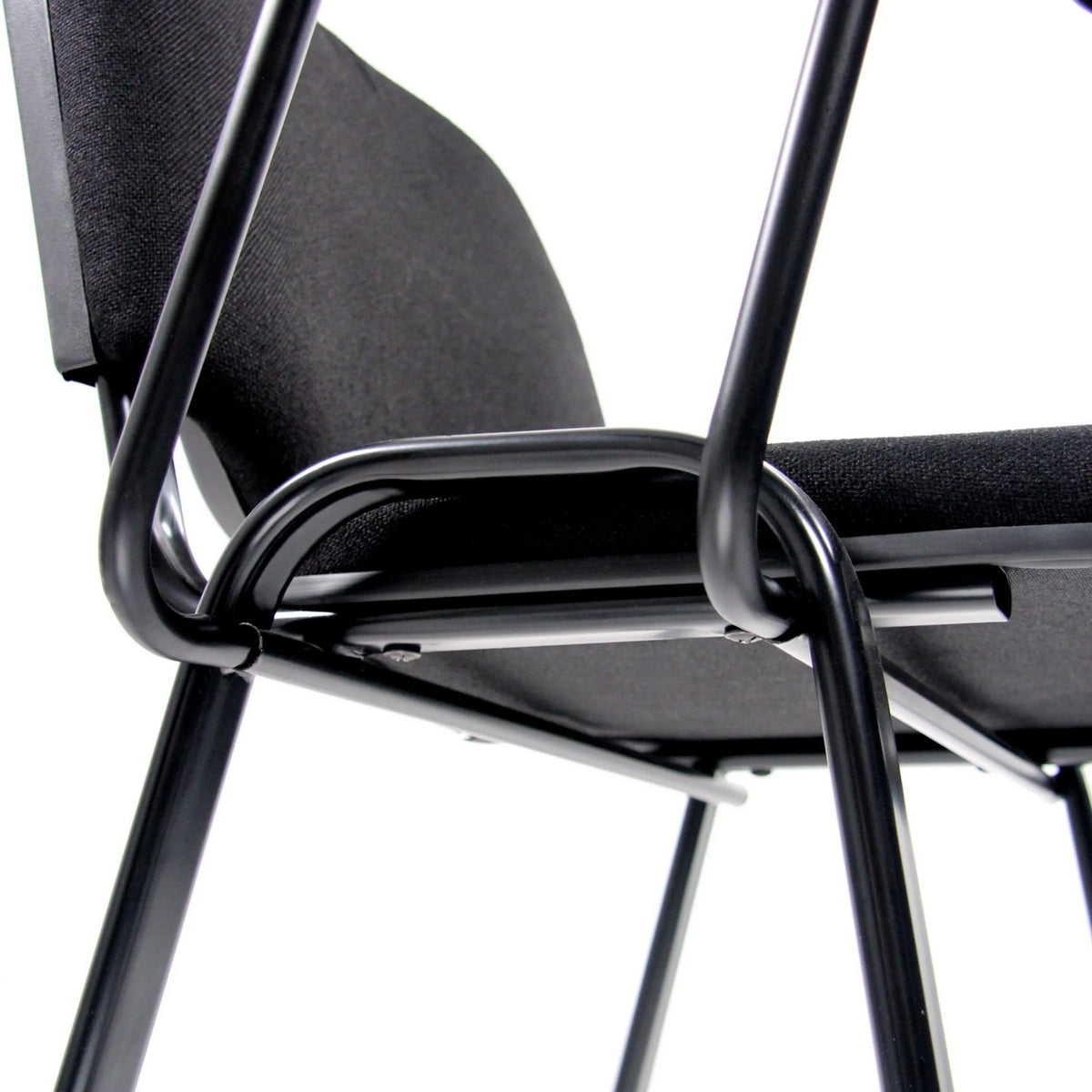 Structure en métal noir de la Chaise à quatre pieds TABLET XT 600 de hjh OFFICE