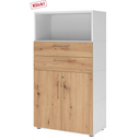 FlexWall | 4 HC | Portes + tiroirs + corps | avec pieds réglables 