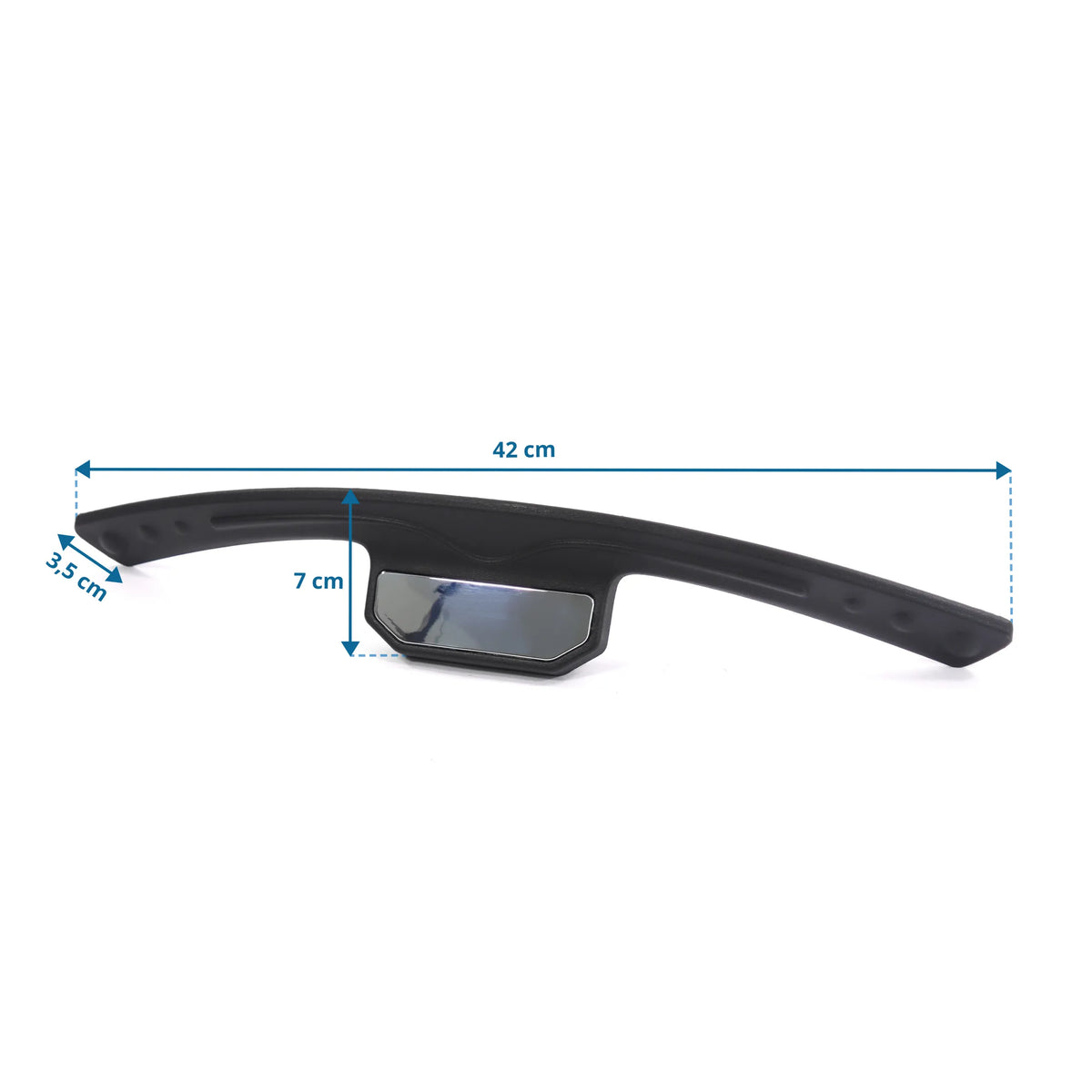 Vue dimensionnelle du Cintre KB ERGO LINE avec 42 cm de longueur et 7 cm de hauteur de hjh OFFICE