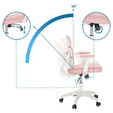 Mécanisme d'inclinaison avec réglage à 90 degrés de la Chaise pivotante pour des enfants KID ERGOLINO W de hjh OFFICE