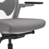 Assise et accoudoir gris du siège de bureau de qualité professionnelle ARCEO W de hjh OFFICE