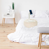 Handy- und Tablet-Halterung COMFILAP II in Beige mit flauschigem Polster von hjh OFFICE
