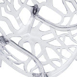 Motif en maille transparent du dossier de la Chaise à quatre pieds Artifo T de hjh LIVING