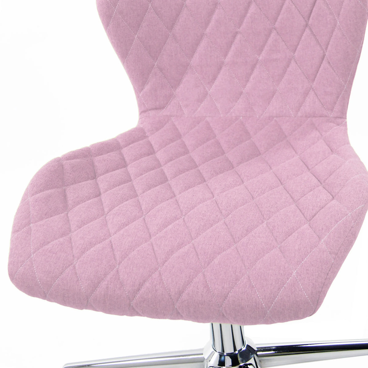Assise et dossier matelassés roses de la Chaise pivotante pour des enfants JOY II de hjh OFFICE