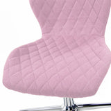Assise et dossier matelassés roses de la Chaise pivotante pour des enfants JOY II de hjh OFFICE
