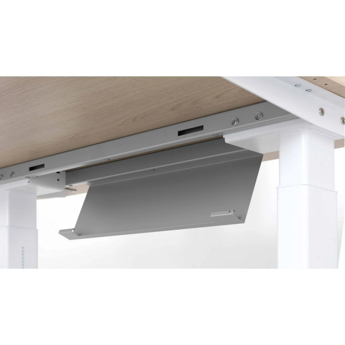 Goulotte de câbles sous le plateau du bureau XTRA XB 16 WC de la gamme XTRA XB de hjh OFFICE PRO