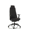 Siège de bureau de qualité professionnelle YUCANO noir avec appui-tête et accoudoirs réglables de hjh OFFICE