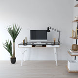 Plante artificielle YUCCA verte avec de longues feuilles pointues dans un pot noir de hjh OFFICE