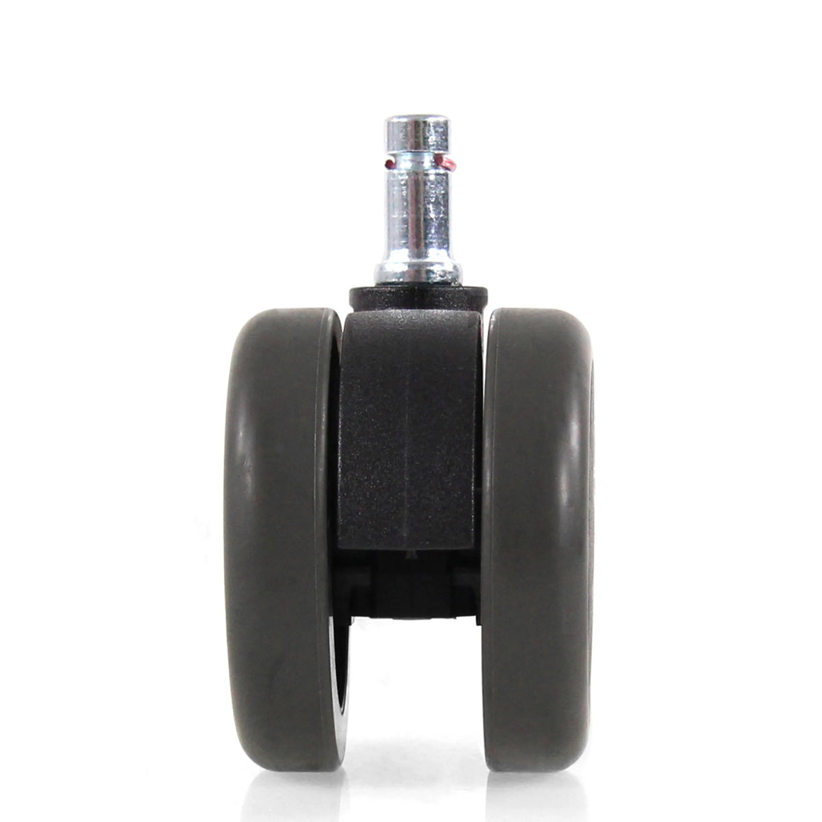 Roulettes doubles pour sols durs 5x ROLO FREE 10mm/65mm en noir de hjh OFFICE
