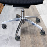 Piètement à cinq branches avec roulettes noires 5x ROLO ESD 11mm/65mm pour sols durs de hjh OFFICE