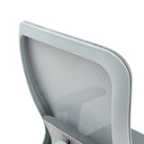 Dossier en maille grise de la Chaise de comptoir Top Work 44 W de hjh OFFICE
