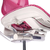 Dessous de l'assise avec mécanisme de réglage du siège de direction de luxe ERGOHUMAN SLIM G GEN2 en rose de hjh OFFICE