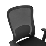 Dossier en maille respirante de la Chaise de travail Top Work 44 en noir de hjh OFFICE