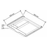 Dessin technique des Accessoires UCF1 avec 394 × 328 mm de hjh OFFICE PRO