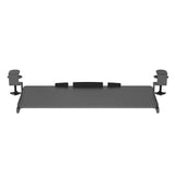 Plateau pour clavier VM-KB noir avec deux supports d'avant-bras latéraux de hjh OFFICE