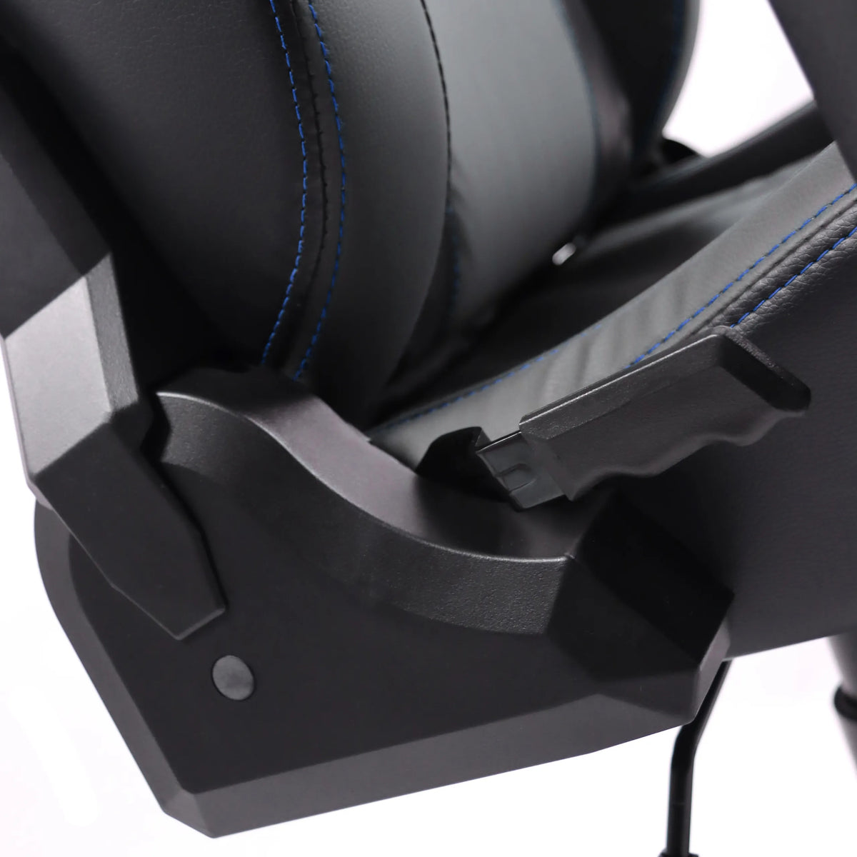 Mécanisme de réglage et rembourrage du Fauteuil Gamer GAMEBREAKER POLARYS I en gris et bleu de hjh OFFICE