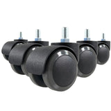 5x ROLO M10/50mm Sols durs - Roulettes 