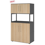 FlexWall | 4 HC | 2 x portes + cadre | avec pieds réglables 