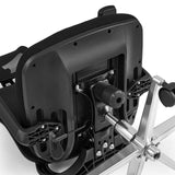 Dessous de l'assise avec vérin à gaz et levier de réglage du siège de bureau de qualité professionnelle Ergosento en noir de hjh OFFICE