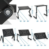 Angles d'inclinaison réglables et dimensions de hauteur de 26,5 à 48,5 cm du Bureau assis-debout VM-SA II de hjh OFFICE