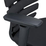 Accoudoir noir du siège de bureau de qualité professionnelle ERGO LINE II PRO avec support rembourré de hjh OFFICE