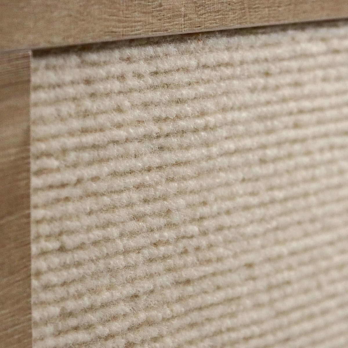 Surface en tissu côtelé beige de la Maison pour chat KITTY PAWBOX 2 aspect chêne de hjh LIVING
