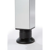 Verstellbarer Standfuß des Schreibtischs QUEO 8 S von hjh OFFICE PRO