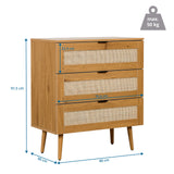 Dessin technique de la Commode BOHEO K de 80 × 40 cm et d'une charge maximale de 50 kg de hjh LIVING
