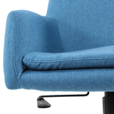 Revêtement en tissu bleu et accoudoir du Siège de bureau à domicile SHAKE 400 de hjh OFFICE