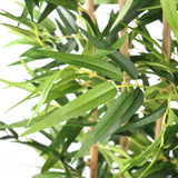 Feuilles et tiges vertes de la plante artificielle BAMBUS I de hjh OFFICE