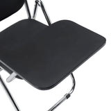 Platteau d'écriture noir de la chaise pliante Esto T avec structure chromée de hjh OFFICE