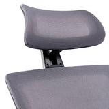 Appui-tête gris avec revêtement en maille du siège de bureau de qualité professionnelle CAPTIVO de hjh OFFICE