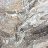 Surface en marbre gris de la table basse BISMO avec veinage naturel de hjh LIVING